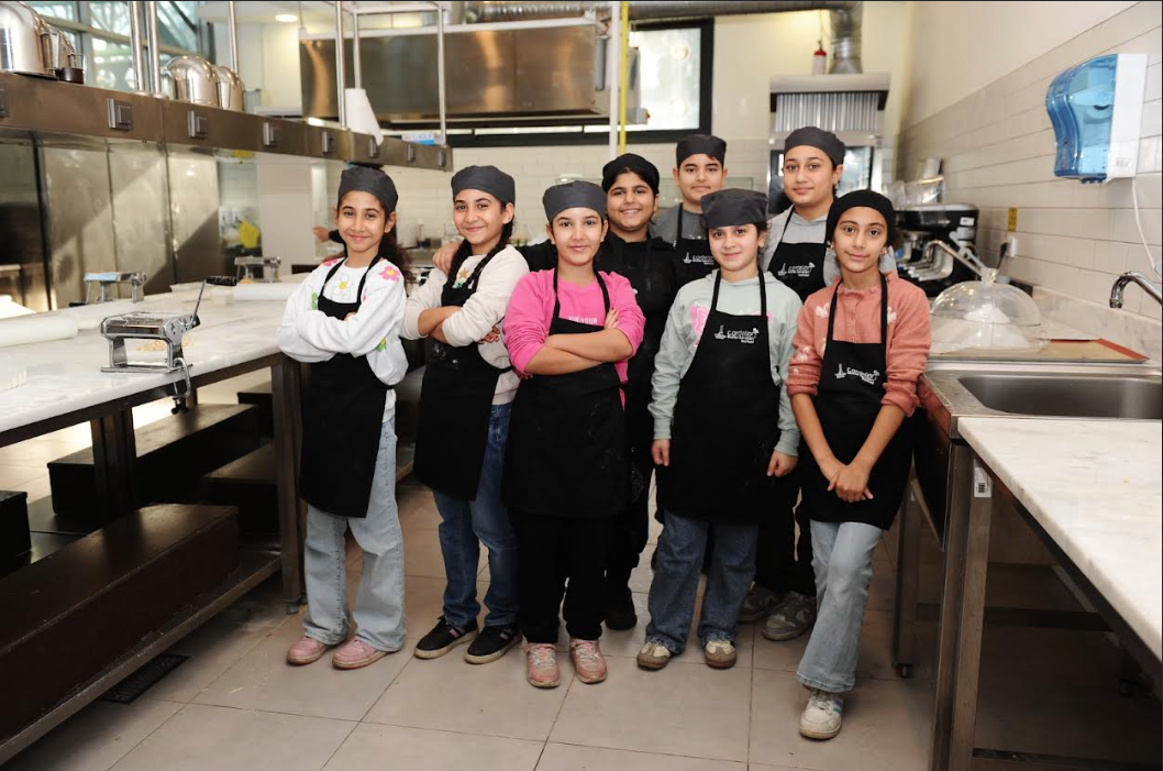 EÇEV’li çocuklar Cordelion MSM mutfağında