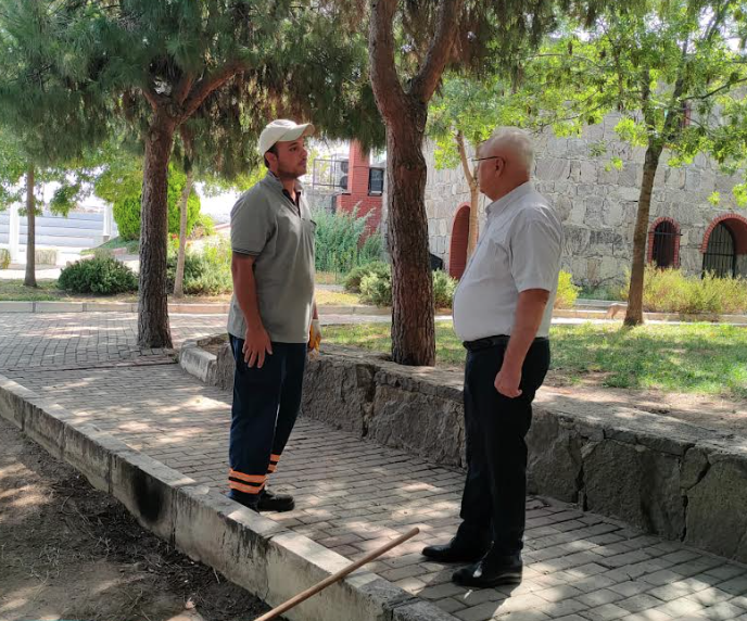 Yeşilyurt'ta geçici pazar alanı hazır!