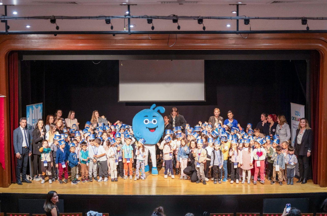 İZSU Okullarda projesi ile anaokulu öğrencilerine su krizine karşı farkındalık eğitimi