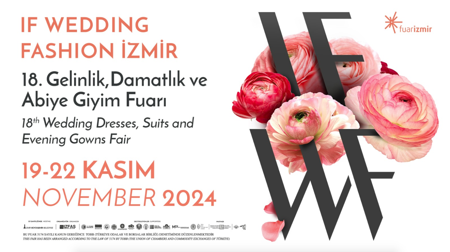 IF Wedding Fashion İzmir 19 Kasım’da kapılarını açıyor