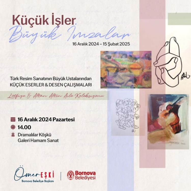 Galeri Hamam Sanat “büyük imzalarla” açılıyor