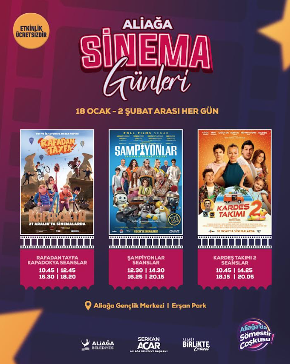 Aliağa'da Yarıyıl Tatili Etkinlikleri Başlıyor