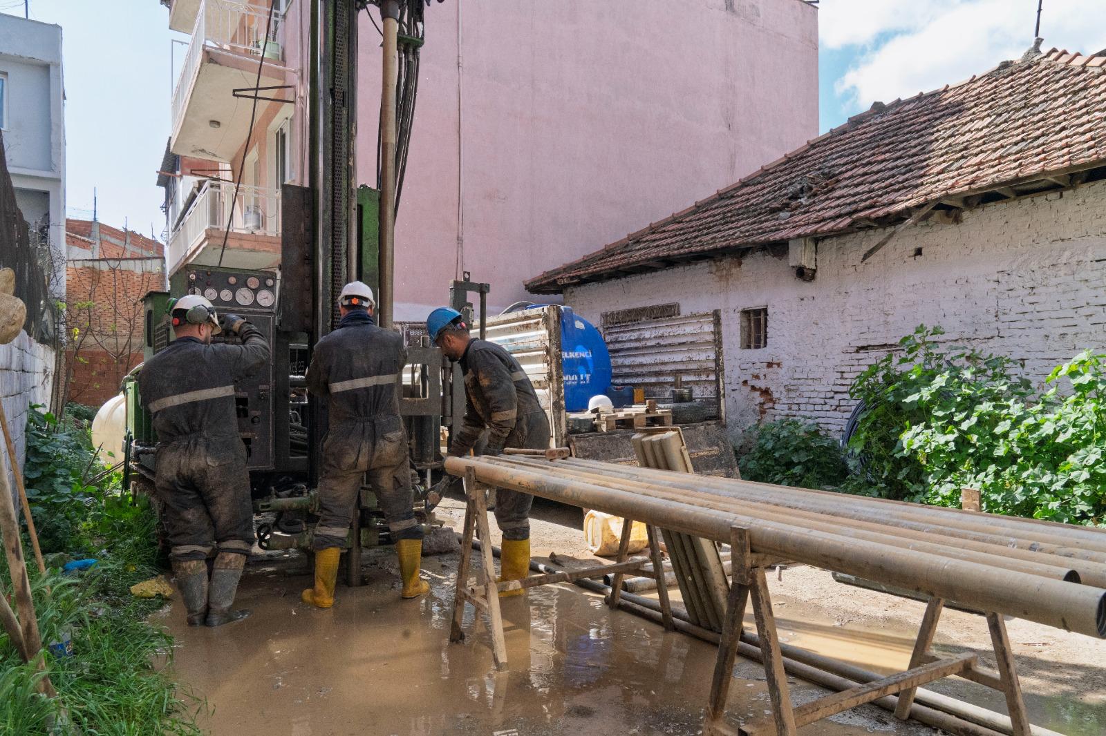 Bornova’nın zemin çalışmalarında sona gelindi