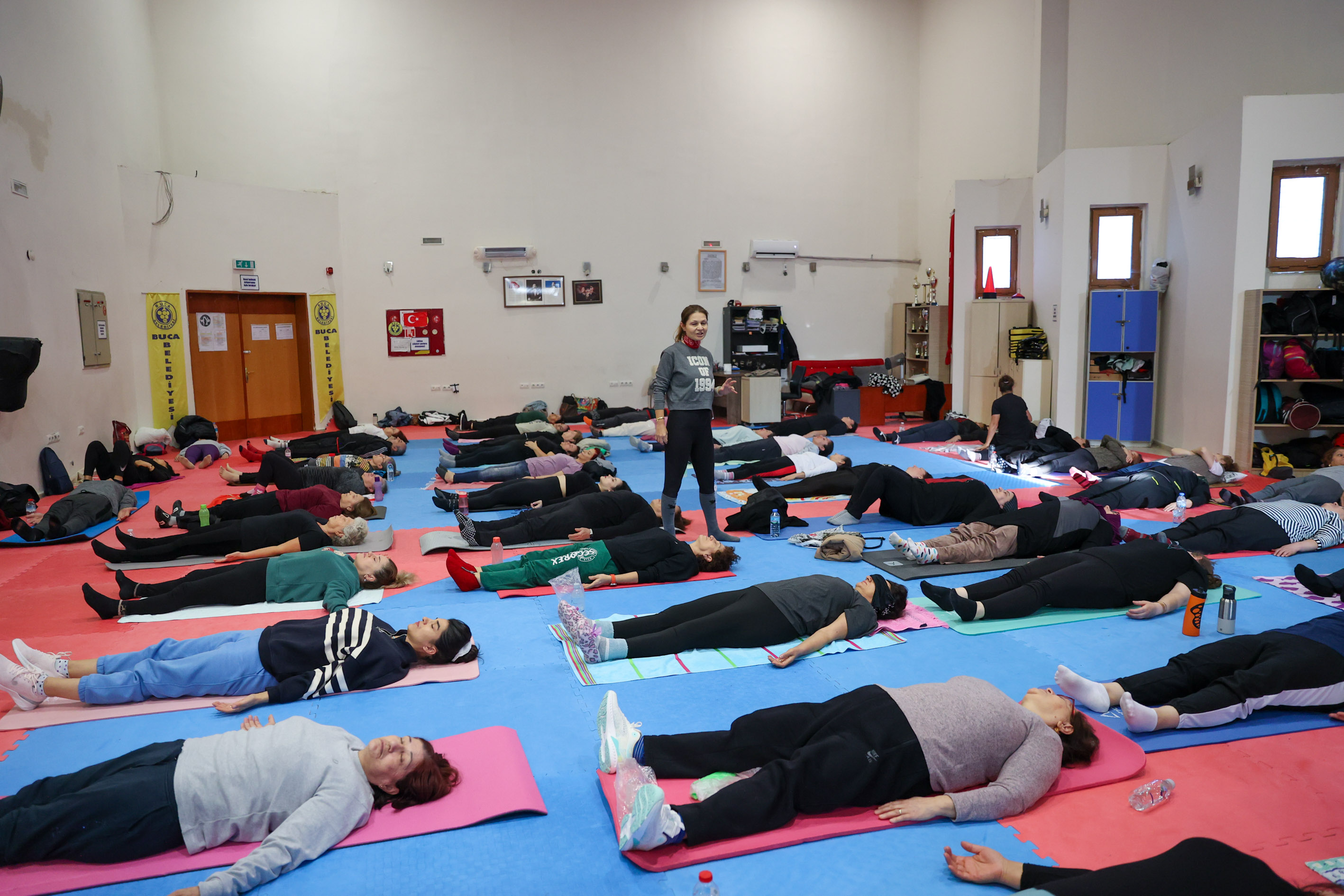 Bucalı kadınlar güne zinde başlıyor