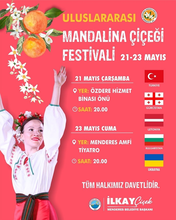 Menderes Mandalina Çiçeği Festivali ile coşacak
