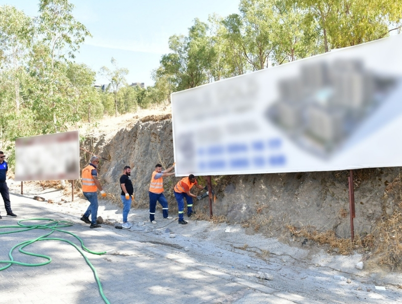 Çeşme'de belediye ekipleri kent estetiği ve güvenlik için sahada