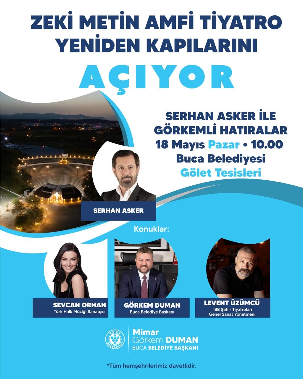 BUCA'NIN ZEKİ METİN AMFİ TİYATROSU'NA GÖRKEMLİ AÇILIŞ